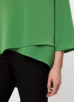 Haut asymétrique à effet superposé