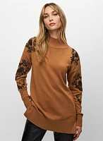 Embroidered Long Sleeve Tunic