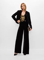 Veste courte en velours