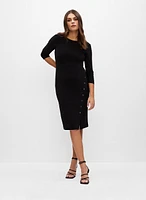 Joseph Ribkoff - Reversible Button Detail Dress