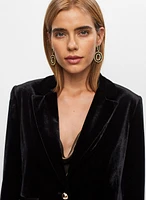 Veste courte en velours