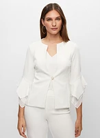 Joseph Ribkoff - Flounce Sleeve Jacket