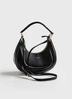 Vegan Leather Crescent Bag