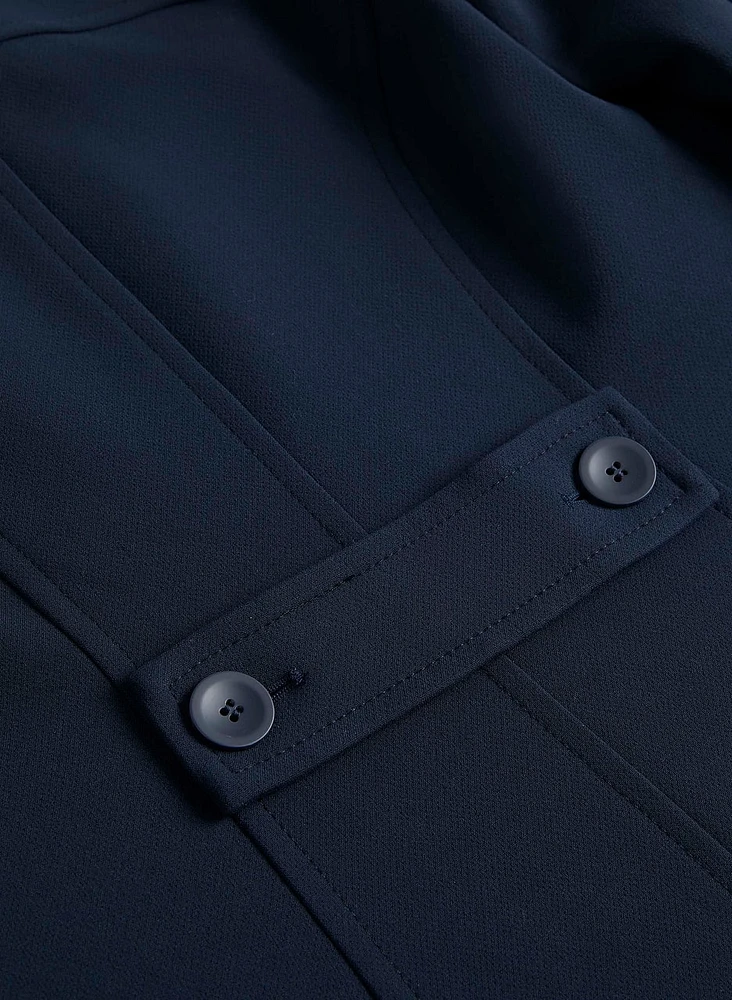 Trench mi-long à boutons