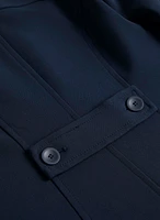 Trench mi-long à boutons