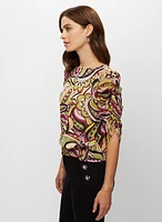 Paisley Print Blouse