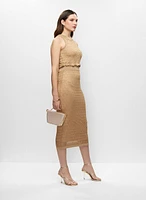 Pointelle Knit Dress