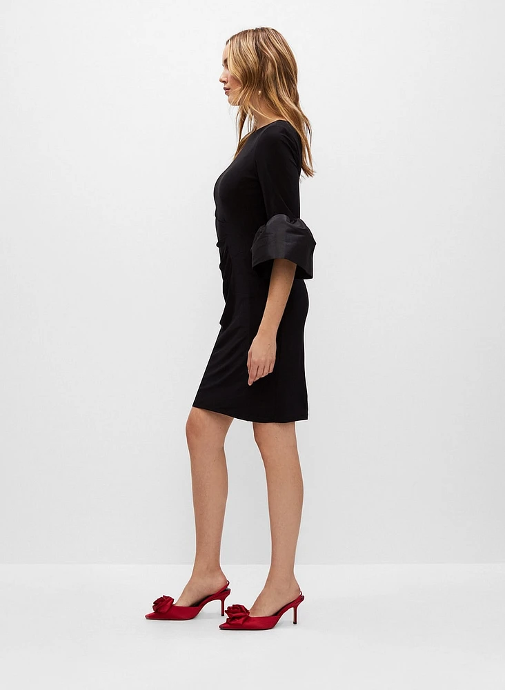 Adrianna Papell - 3/4 Bell Sleeve Dress