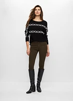 Chain Cable Knit Sweater