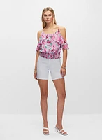 Short en denim