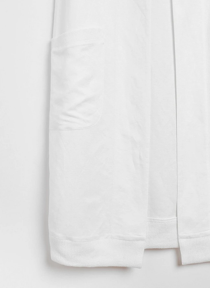 Veste ouverte sans manches