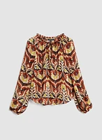 Paisley Print Blouse