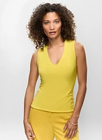 Sleeveless V-Neck Top