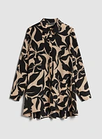Abstract Floral Motif Tunic