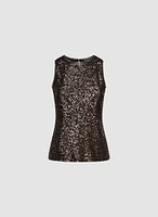 Sleeveless Sequin Top