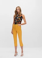 Sunflower Print Top