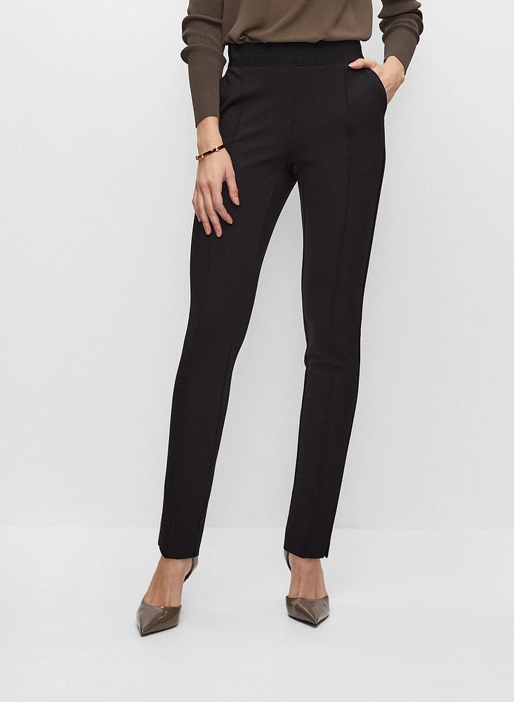 Slim Leg Pull-On Pants