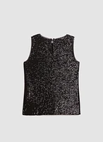 Sleeveless Sequin Top