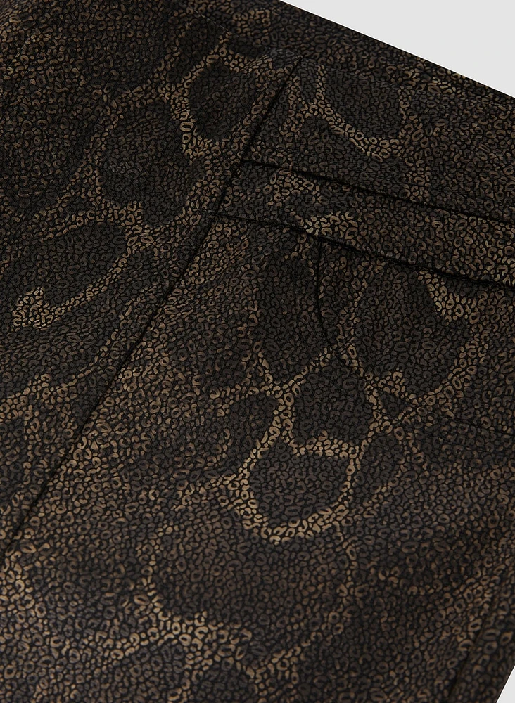Legging Kayla à motif écailles de serpent