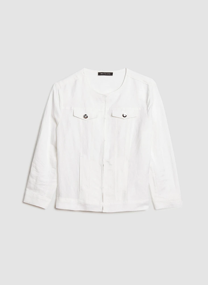 Linen Blend Jacket