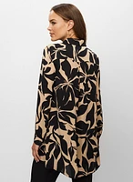 Abstract Floral Motif Tunic
