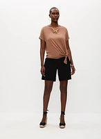 T-shirt à détail nou