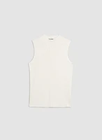 Camisole basique en tricot côtelé