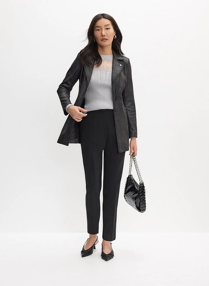 Vex - Veste style redingote en faux suède