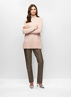 Tunique et pantalon en cuir végane