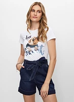 Dog Print T-Shirt