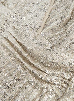 Sequin Peplum Top