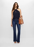 Twist Front Halter Top