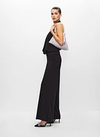 Sleeveless Cowl Neck Jumpsuit