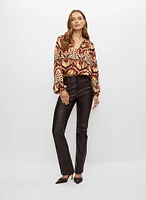 Paisley Print Blouse