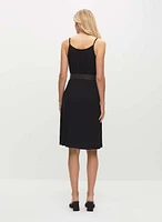 Robe de jour à bretelles avec ceinture