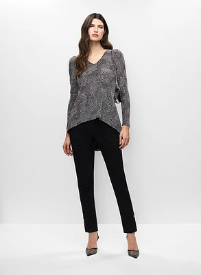 Tunique à motif animal et pantalon étroit