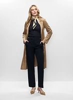 Trench en suède végane et pantalon Lauren