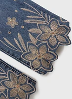 Embroidered Detail Jeans