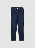 Crystal Detail Slim Leg Jeans