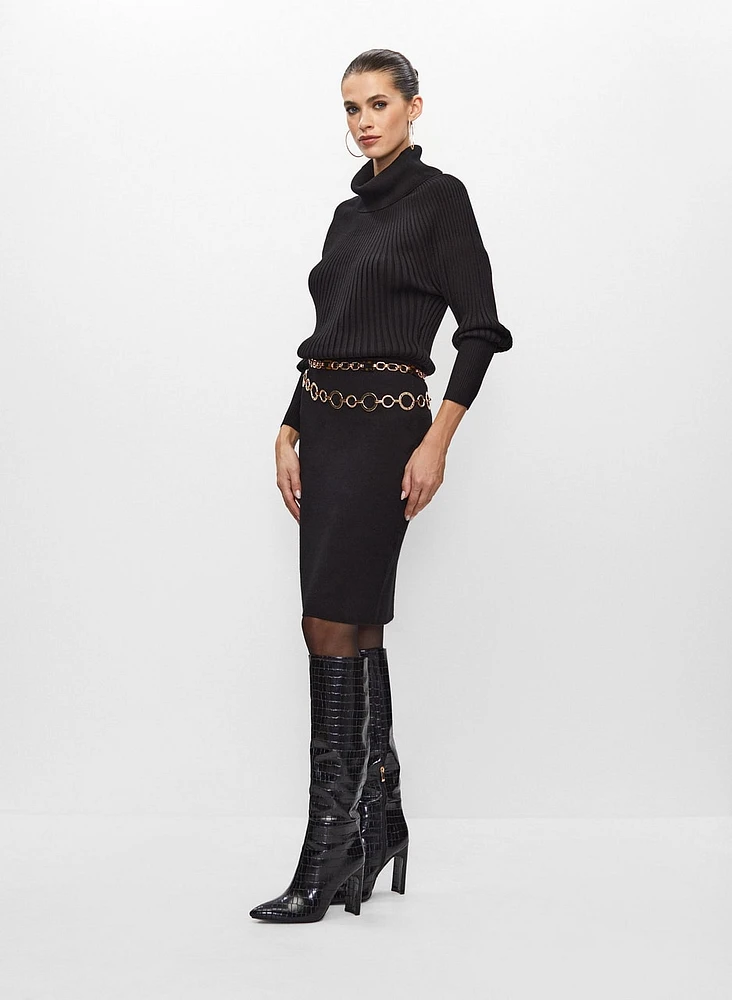 Dolman Sleeve Sweater Dress