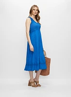 Sleeveless V-Neck Dress