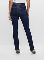 Crystal Detail Slim Leg Jeans