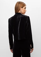 Veste courte en velours