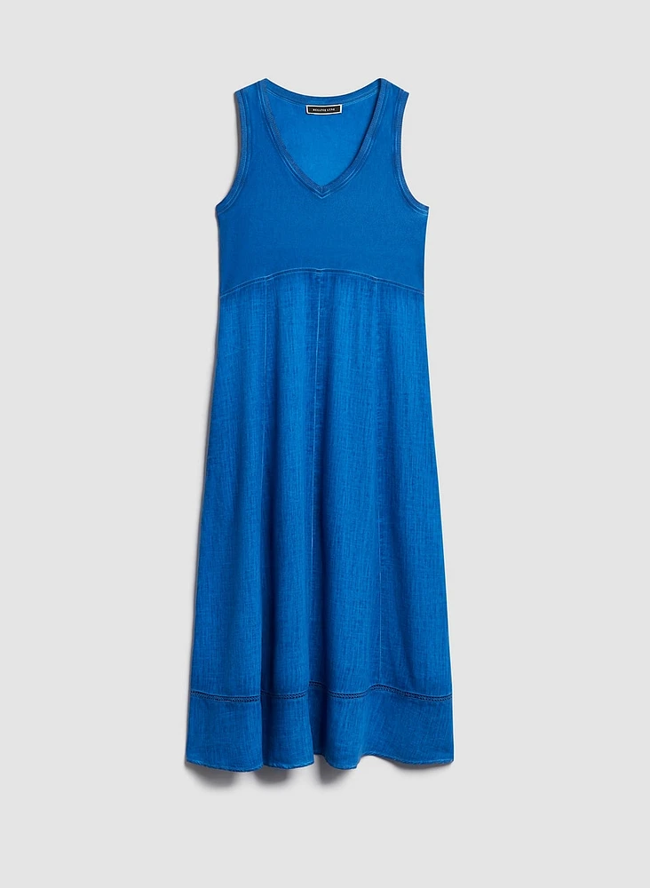 Sleeveless V-Neck Dress