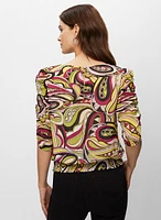 Paisley Print Blouse