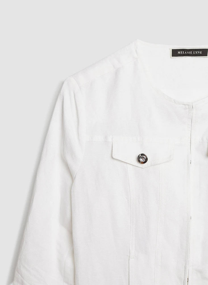 Linen Blend Jacket