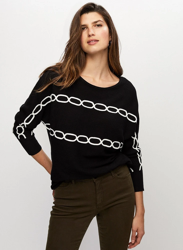 Chain Cable Knit Sweater