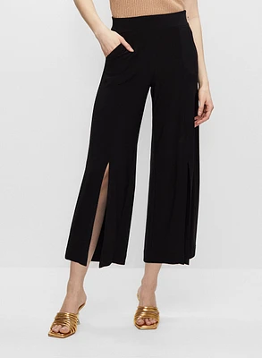 Wide Leg Culotte Pants