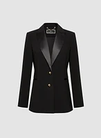 Satin Lapel Tuxedo Jacket
