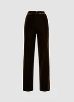 Pantalon à enfiler en velours
